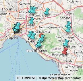 Mappa CAP, 80056 Ercolano NA, Italia (8.8295)