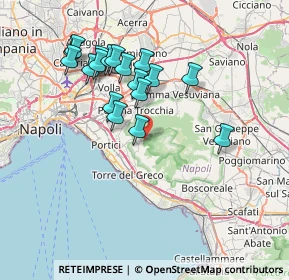 Mappa CAP, 80056 Ercolano NA, Italia (7.44)