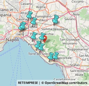 Mappa CAP, 80056 Ercolano NA, Italia (6.875)
