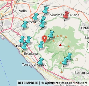 Mappa CAP, 80056 Ercolano NA, Italia (4.05429)