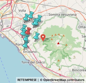 Mappa CAP, 80056 Ercolano NA, Italia (3.69727)