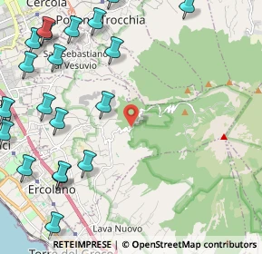 Mappa CAP, 80056 Ercolano NA, Italia (3.3035)