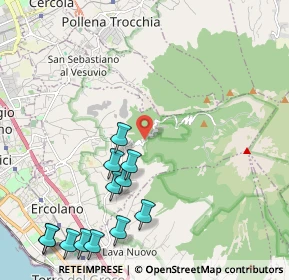 Mappa CAP, 80056 Ercolano NA, Italia (2.86667)
