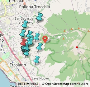 Mappa CAP, 80056 Ercolano NA, Italia (1.9355)