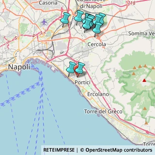 Mappa Via Antonio de Curtis, 80055 Portici NA, Italia (5.02538)