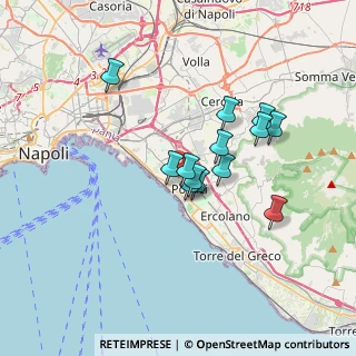 Mappa Via Antonio de Curtis, 80055 Portici NA, Italia (2.91231)