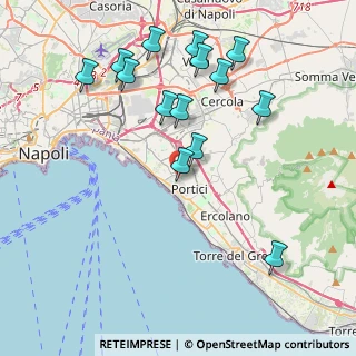 Mappa Via Antonio de Curtis, 80055 Portici NA, Italia (4.59357)