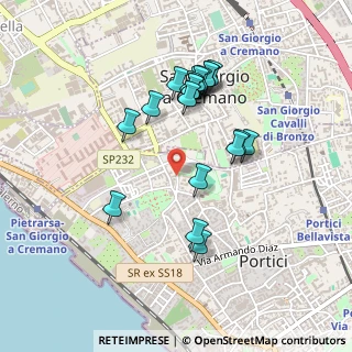 Mappa Via Antonio de Curtis, 80055 Portici NA, Italia (0.4625)
