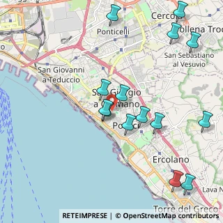 Mappa Via Antonio de Curtis, 80055 Portici NA, Italia (2.50571)