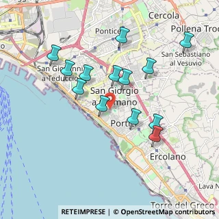 Mappa Via Antonio de Curtis, 80055 Portici NA, Italia (1.92308)