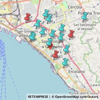 Mappa Via Antonio de Curtis, 80055 Portici NA, Italia (1.92375)
