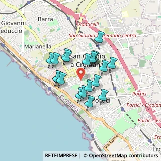 Mappa Via Antonio de Curtis, 80055 Portici NA, Italia (0.683)