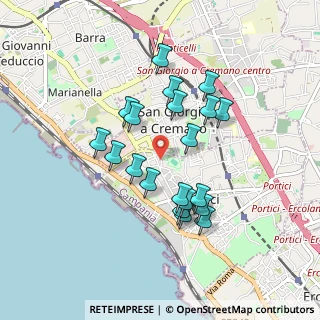 Mappa Via Antonio de Curtis, 80055 Portici NA, Italia (0.845)