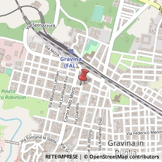 Mappa Via Giardini, 92, 70024 Gravina in Puglia, Bari (Puglia)