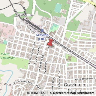 Mappa Via Giardini, 98, 70024 Gravina in Puglia, Bari (Puglia)