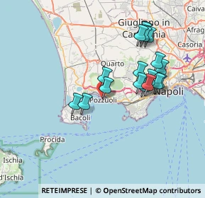 Mappa Via Cristoforo Colombo, 80078 Pozzuoli NA, Italia (7.40444)