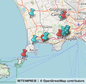 Mappa Via Cristoforo Colombo, 80078 Pozzuoli NA, Italia (7.41214)