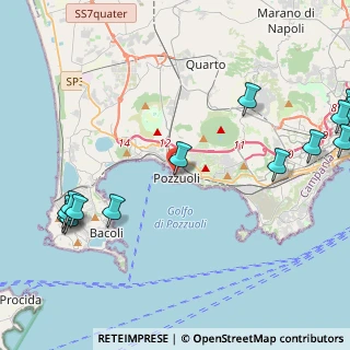 Mappa Via Cesare Battisti, 80078 Pozzuoli NA, Italia (6.43857)