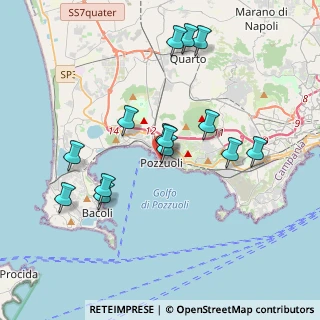 Mappa Via Cristoforo Colombo, 80078 Pozzuoli NA, Italia (3.88786)