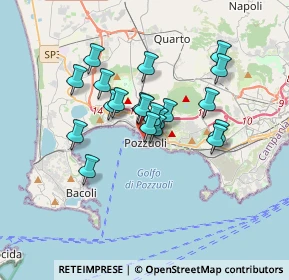 Mappa Via Cristoforo Colombo, 80078 Pozzuoli NA, Italia (2.8375)