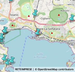 Mappa Via Cristoforo Colombo, 80078 Pozzuoli NA, Italia (3.76091)