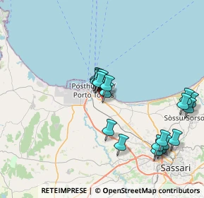 Mappa Via Liguria, 07046 Porto Torres SS, Italia (8.1285)