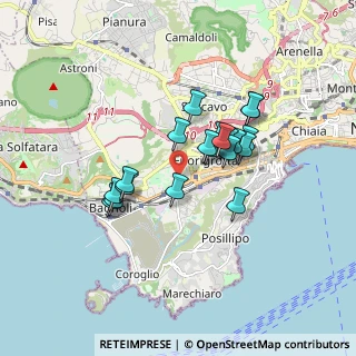 Mappa Via Enrico Caruso, 80125 Napoli NA, Italia (1.465)