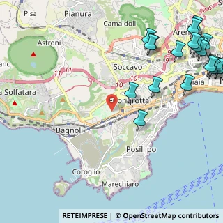 Mappa Via Enrico Caruso, 80125 Napoli NA, Italia (3.5005)