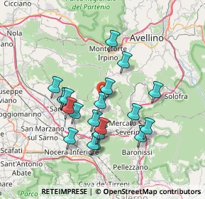 Mappa Via Cesare Battisti, 84082 Bracigliano SA, Italia (7.032)
