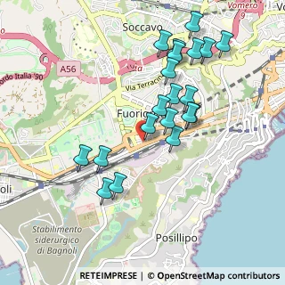 Mappa Via Giambattista Licata, 80125 Napoli NA, Italia (1.0115)