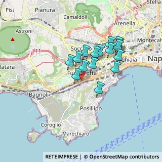 Mappa Via Giambattista Licata, 80125 Napoli NA, Italia (1.51875)