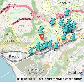 Mappa Via A. Usodimare, 80125 Napoli NA, Italia (1.034)