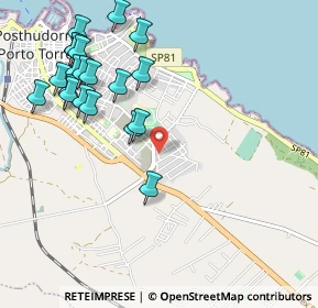 Mappa Via dei Corbezzoli, 07046 Porto Torres SS, Italia (1.258)