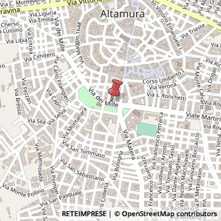 Mappa Piazza Zanardelli, 7, 70022 Altamura, Bari (Puglia)