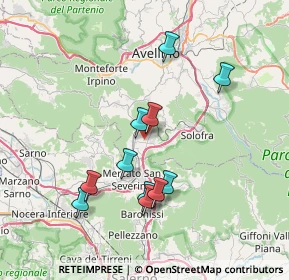 Mappa Via Giovanni Vernuccio, 83025 Montoro AV, Italia (7.37091)