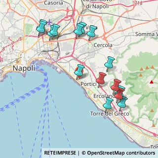Mappa Via Lagno, 80055 Portici NA, Italia (4.74733)