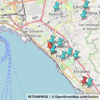 Mappa Via Lagno, 80055 Portici NA, Italia (2.48083)