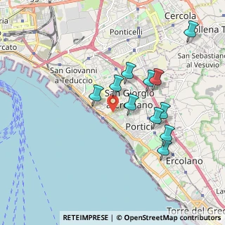 Mappa Via Lagno, 80055 Portici NA, Italia (1.83636)
