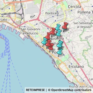 Mappa Via Benedetto Croce, 80055 Portici NA, Italia (1.10571)