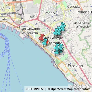 Mappa Via Lagno, 80055 Portici NA, Italia (1.35231)
