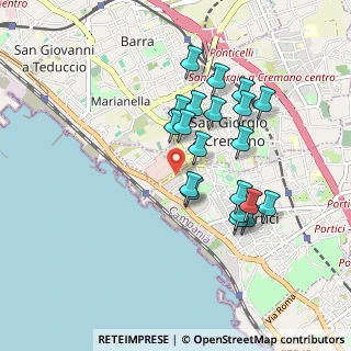 Mappa Via Benedetto Croce, 80055 Portici NA, Italia (0.8755)