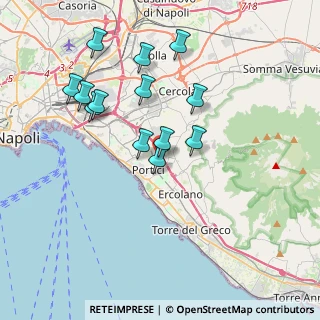 Mappa Via Malta, 80055 Portici NA, Italia (3.78462)