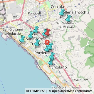 Mappa Via Malta, 80055 Portici NA, Italia (1.66083)