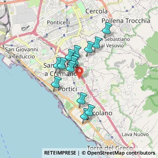 Mappa Via Malta, 80055 Portici NA, Italia (1.51714)