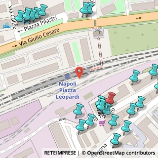 Mappa Napoli Piazza Leopardi, 80125 Napoli NA, Italia (0.1)