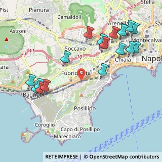 Mappa Napoli Piazza Leopardi, 80125 Napoli NA, Italia (2.64833)