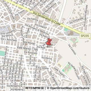 Mappa Via Viterbo,  1, 70126 Altamura, Bari (Puglia)