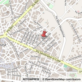 Mappa Via Cassano delle Murge, 49, 70022 Altamura, Bari (Puglia)