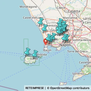 Mappa Loc. Fusaro, 80070 Bacoli NA, Italia (13.872)