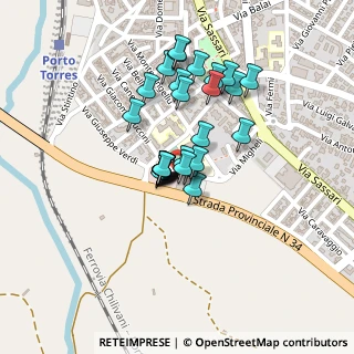Mappa Via Da Palestrina, 07046 Porto Torres SS, Italia (0.16897)